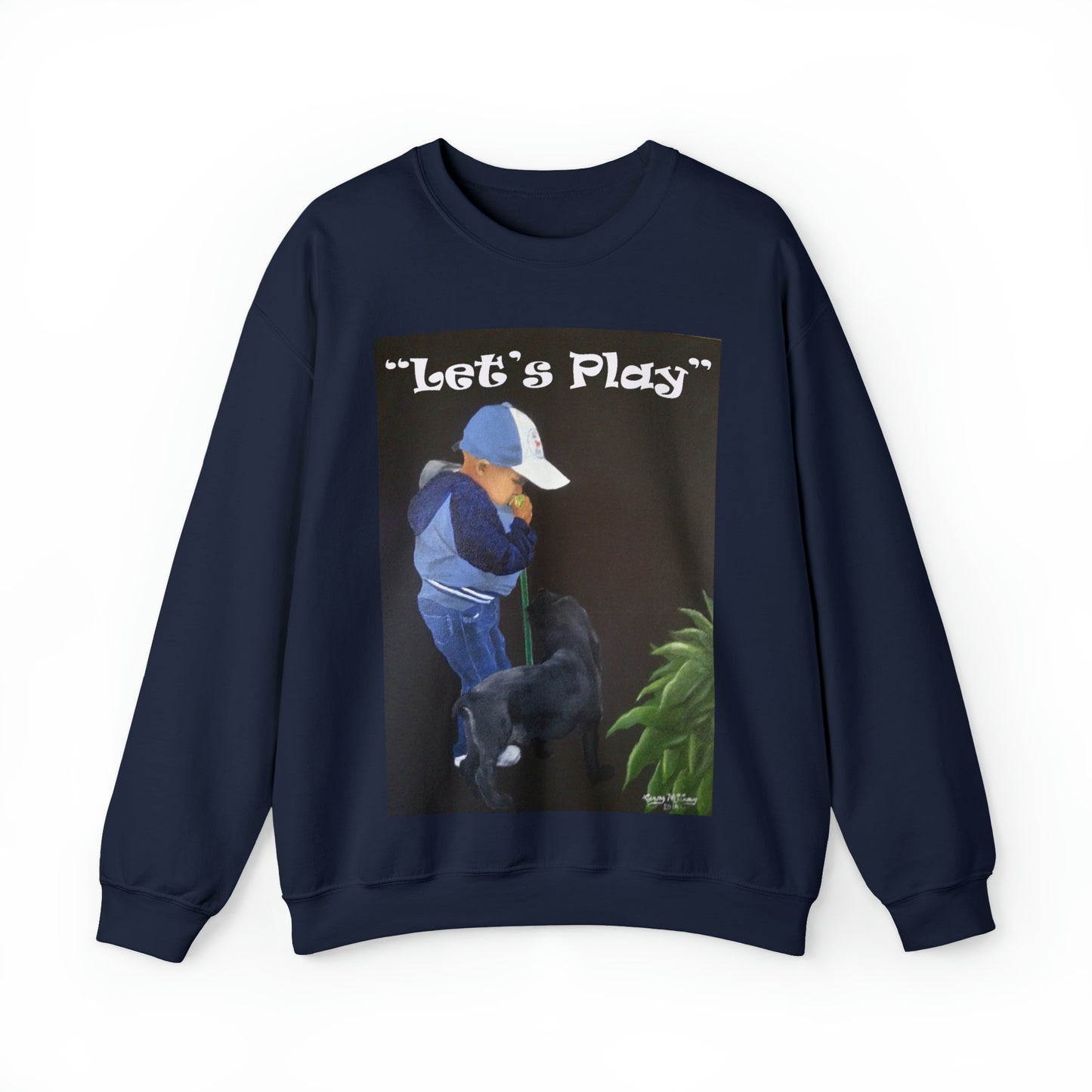 "Let's Play" Unisex Heavy Blend™ Crewneck Sweatshirt