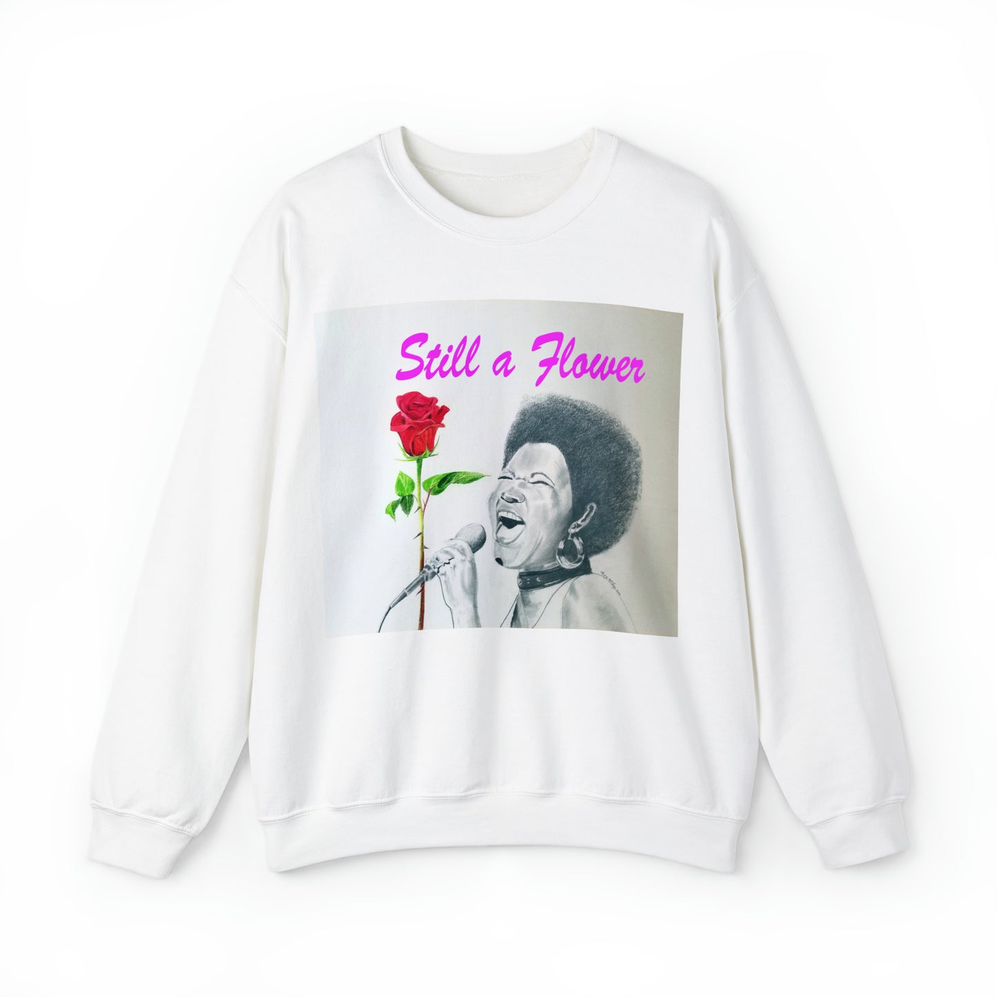 "Still a Flower" Unisex Heavy Blend™ Crewneck Sweatshirt