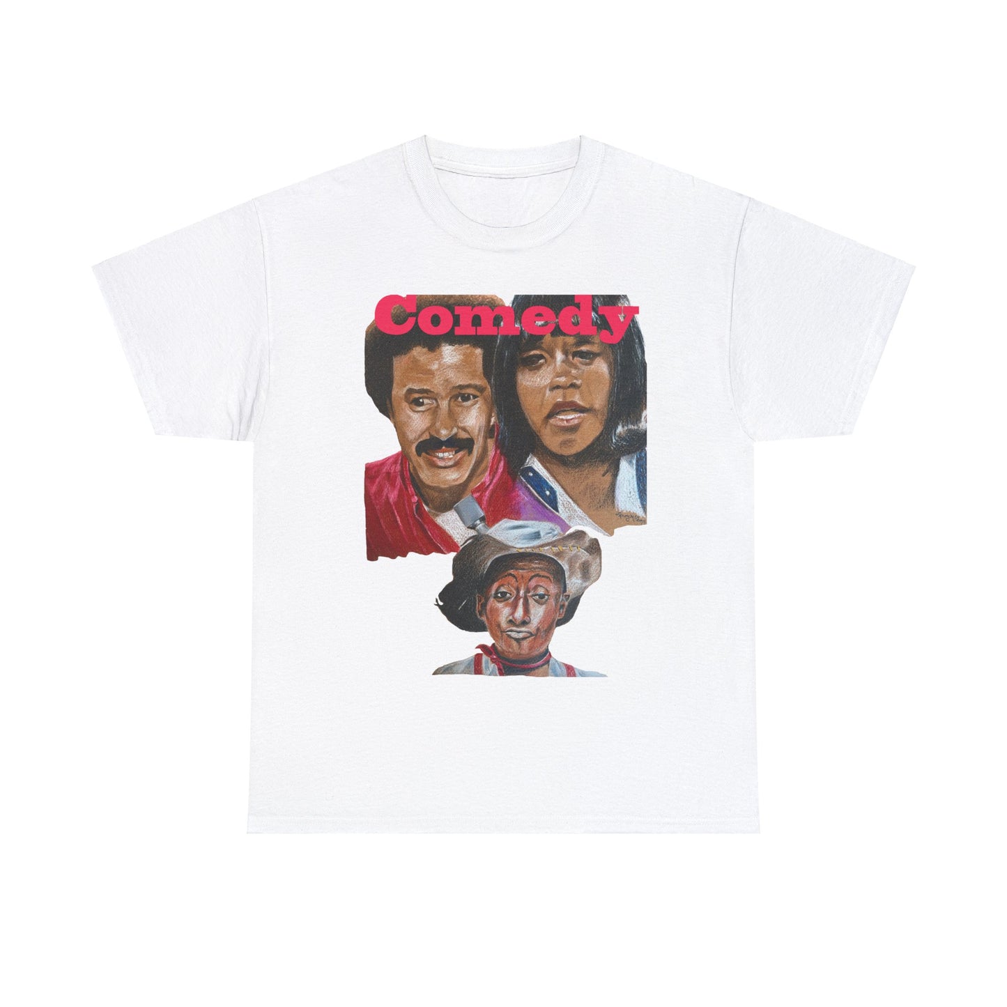 "Comedy" Richard, Flip & Geoffrey" Unisex Heavy Cotton Tee