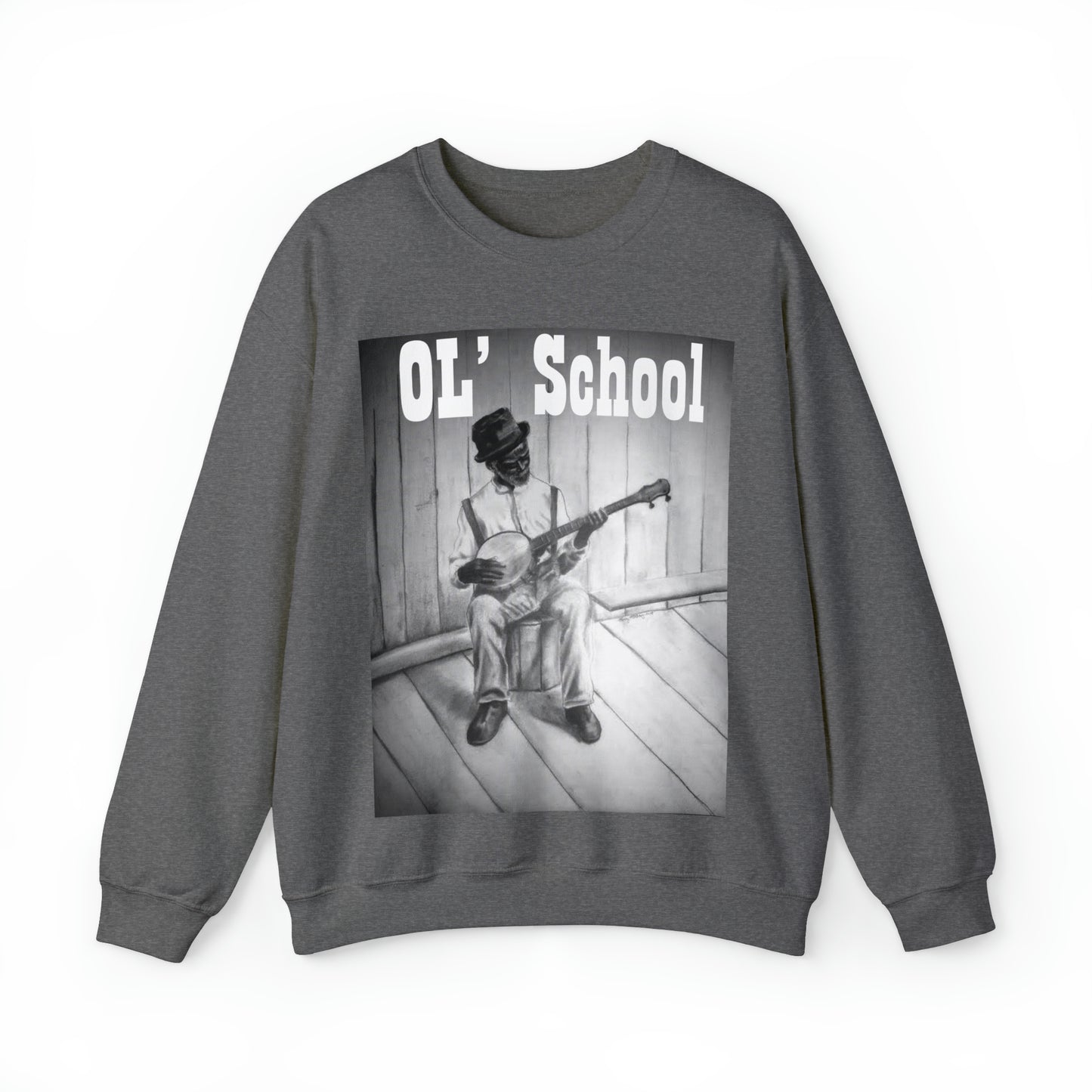 "OL' School" Unisex Heavy Blend™ Crewneck Sweatshirt