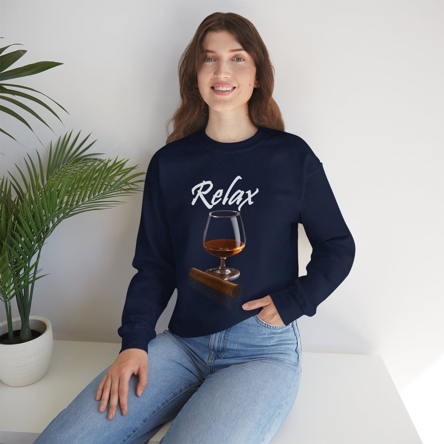 Relax - Unisex Heavy Blend™ Crewneck Sweatshirt