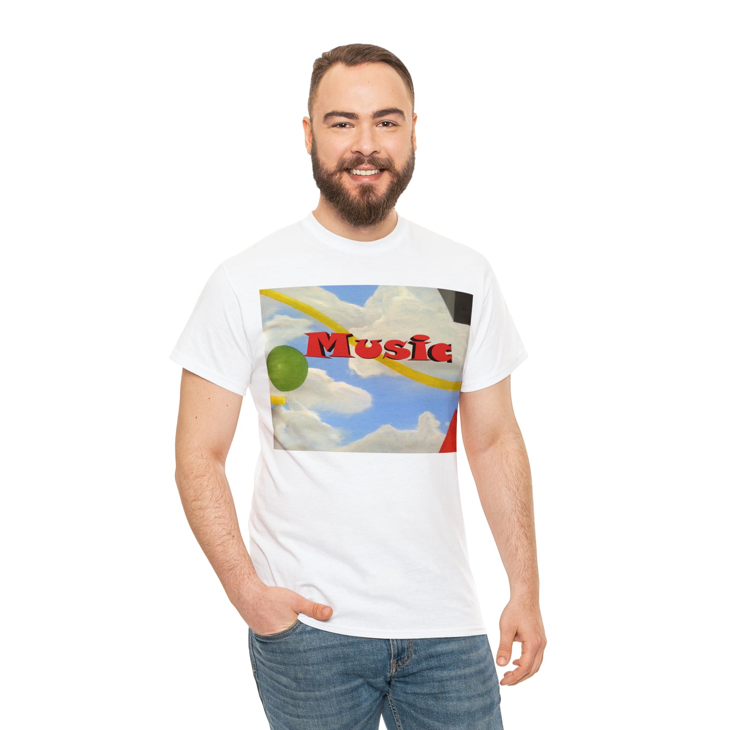 "Music" Unisex Heavy Cotton Tee