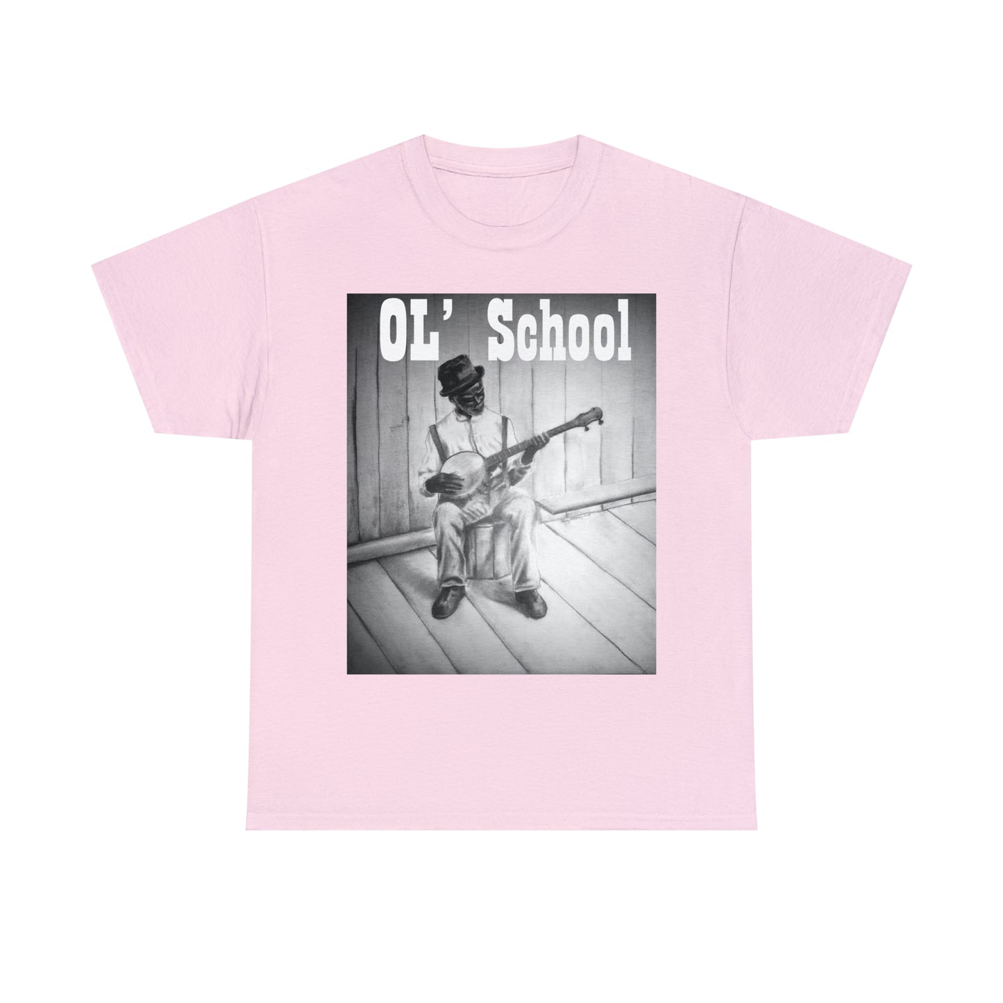 "OL' School" Unisex Heavy Cotton Tee