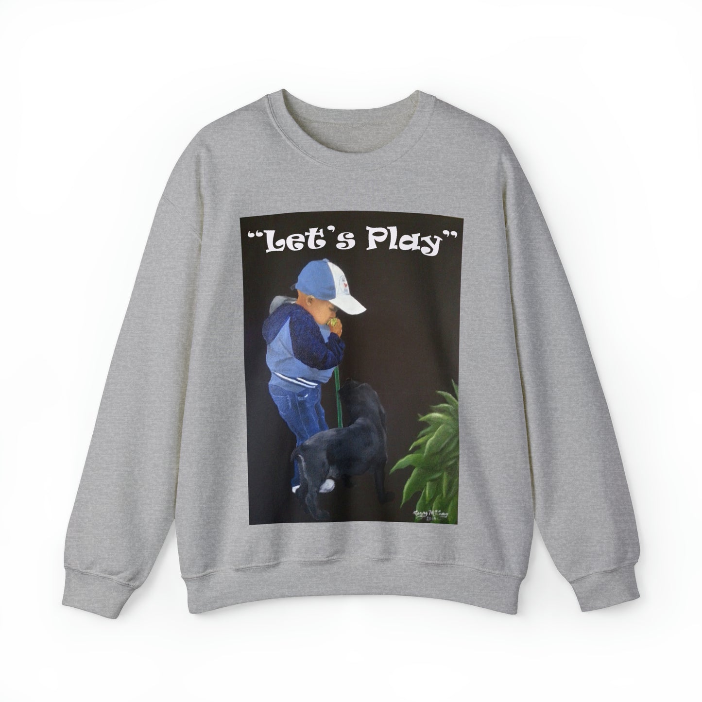 "Let's Play" Unisex Heavy Blend™ Crewneck Sweatshirt