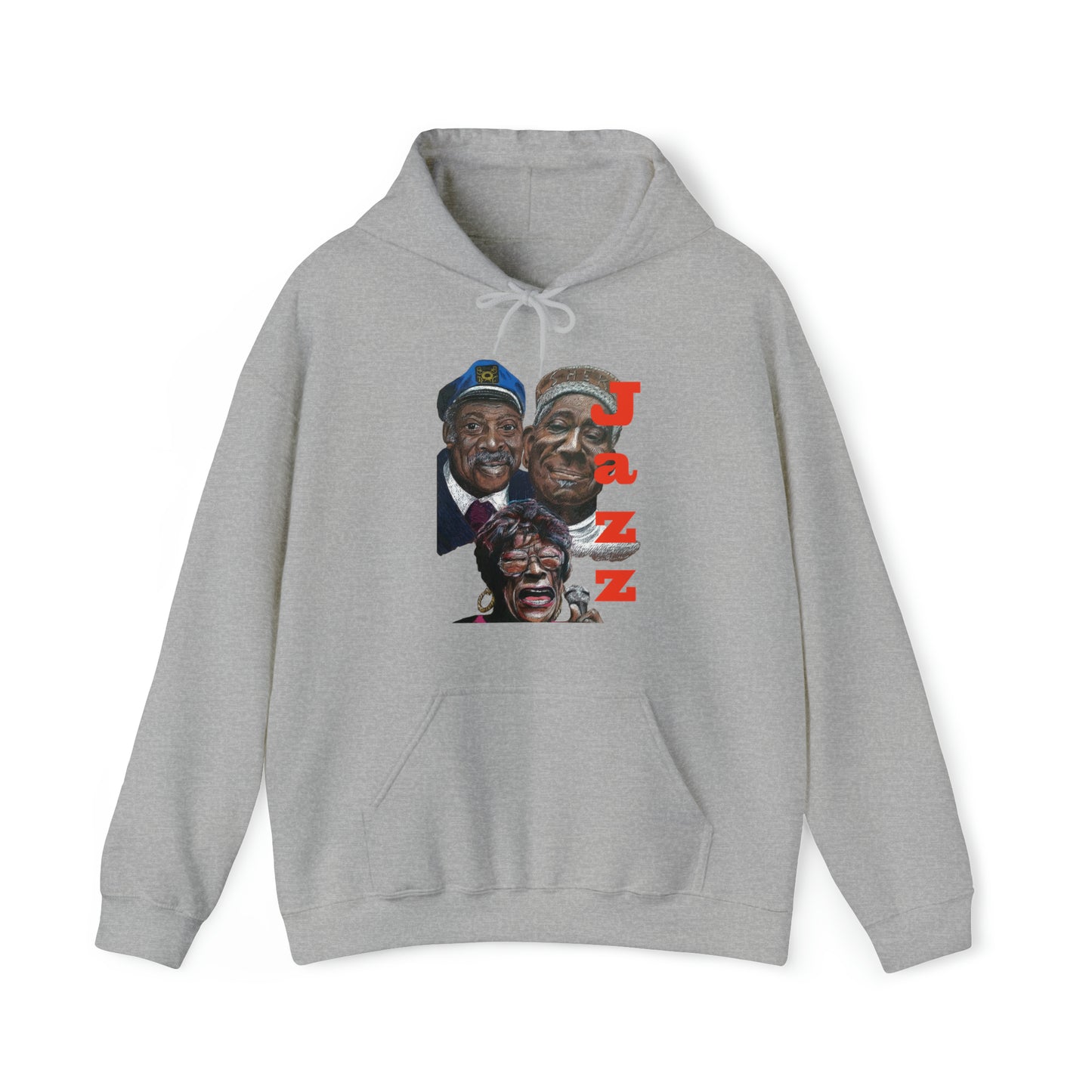 "Jazz", Duke, Dizzy, & Ella"  Unisex Heavy Blend™ Hooded Sweatshirt