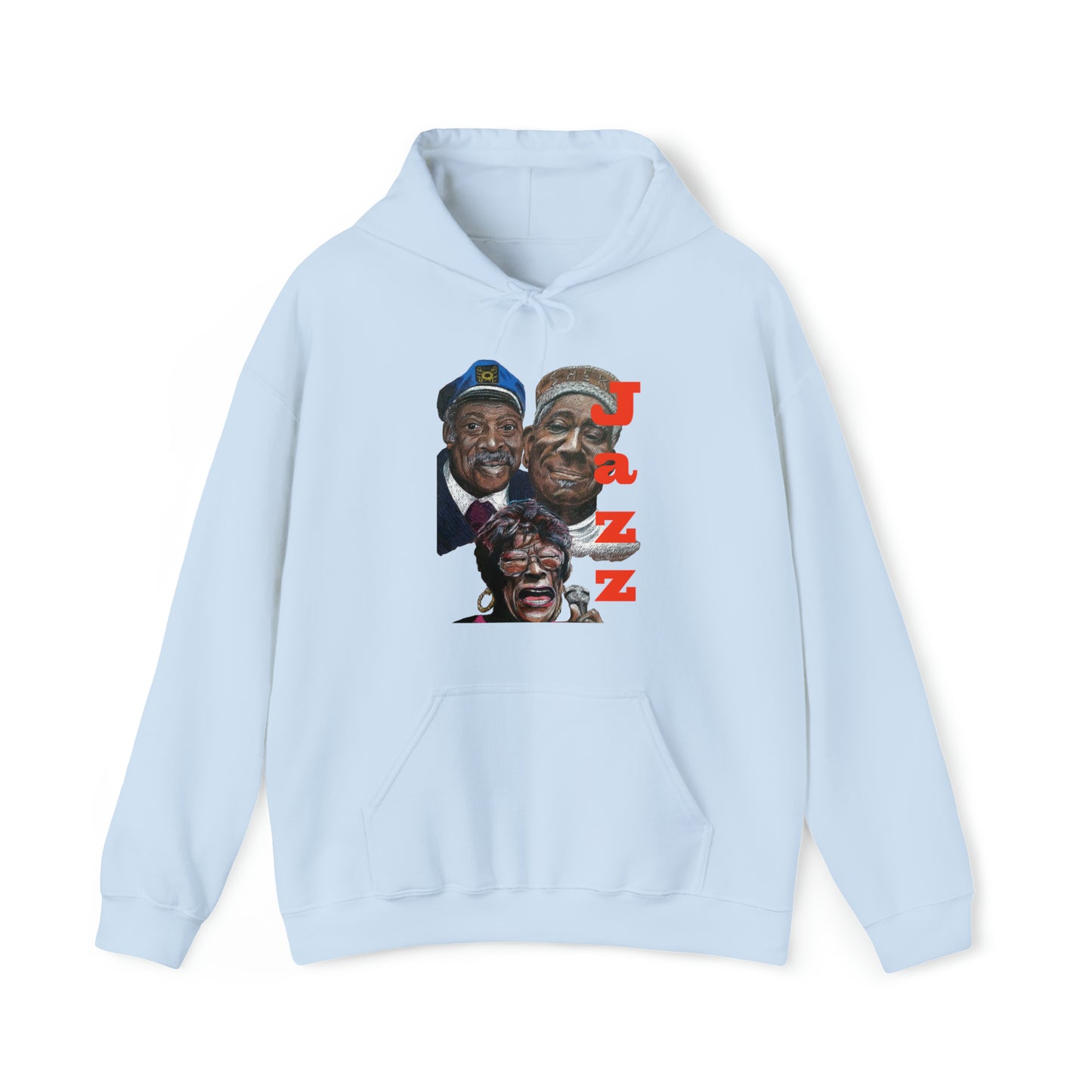 "Jazz", Duke, Dizzy, & Ella"  Unisex Heavy Blend™ Hooded Sweatshirt