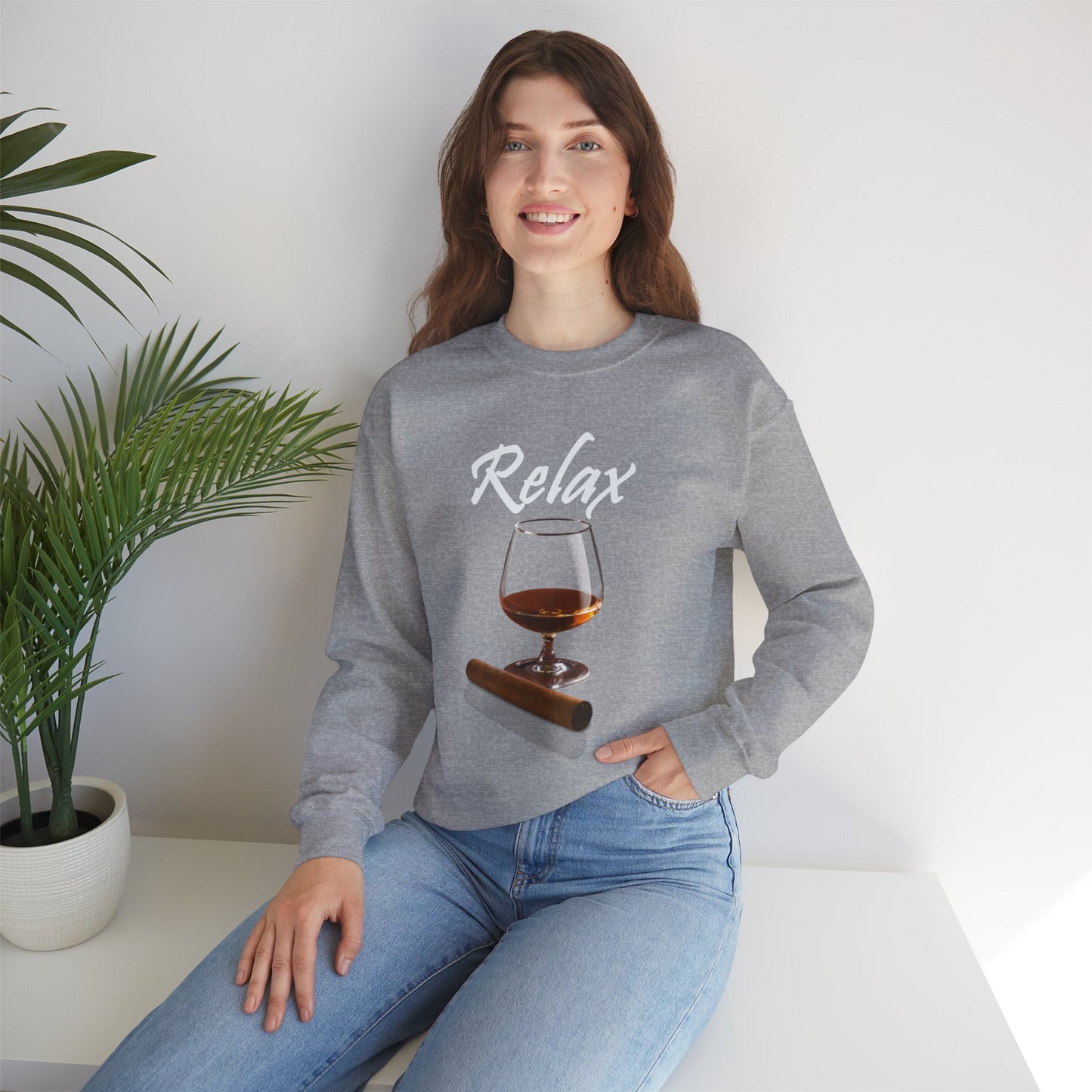 Relax - Unisex Heavy Blend™ Crewneck Sweatshirt