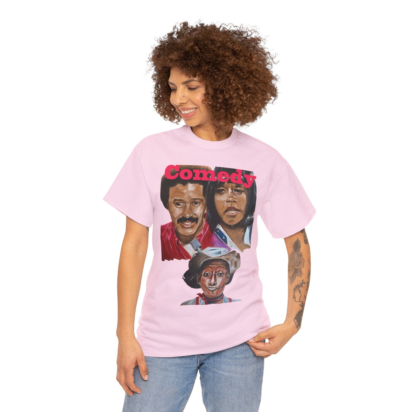 "Comedy" Richard, Flip & Geoffrey" Unisex Heavy Cotton Tee