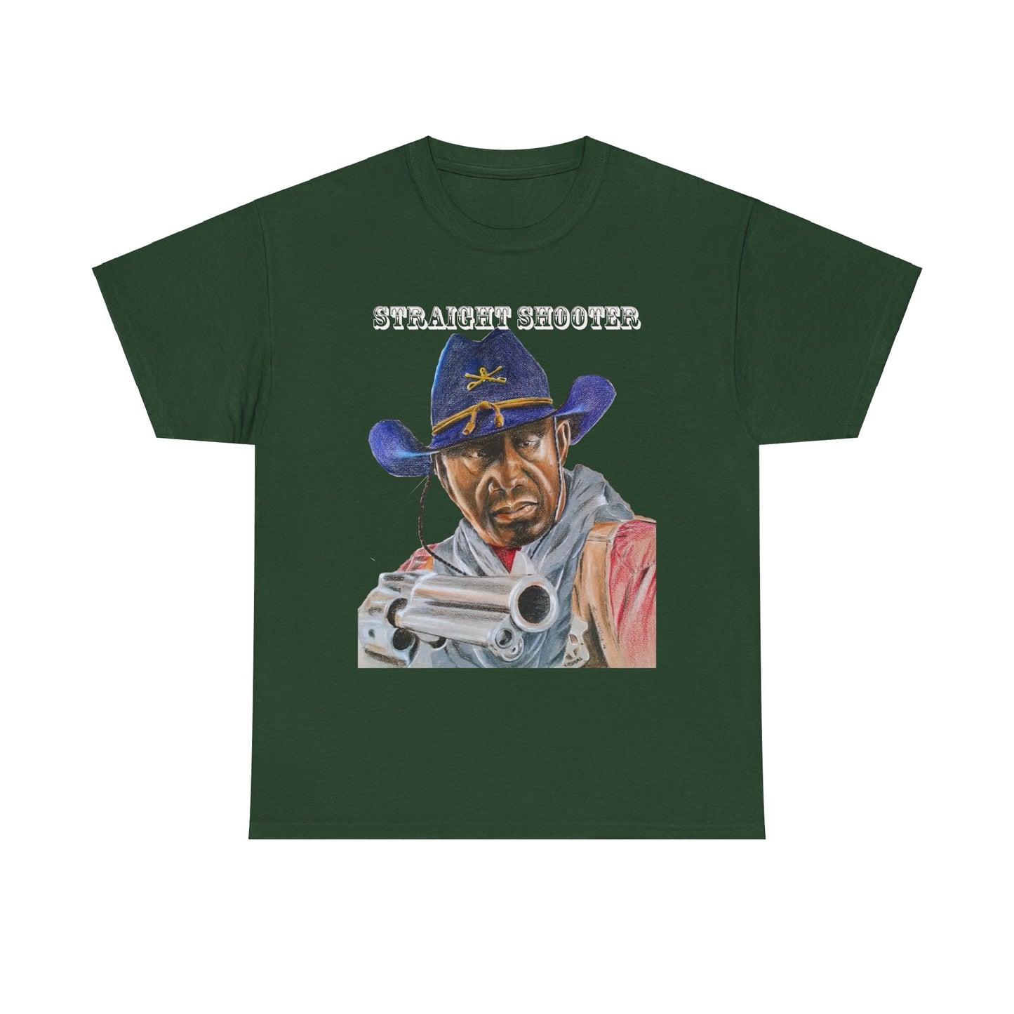 "Straight Shooter" - Unisex Heavy Cotton Tee