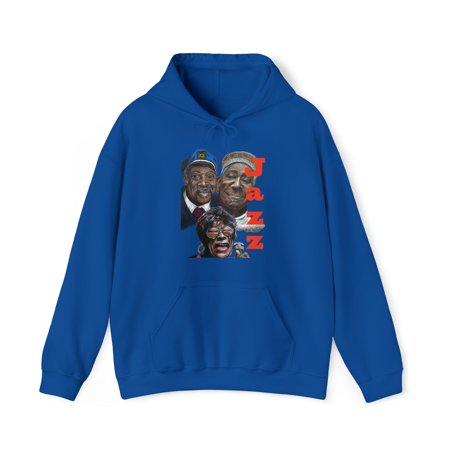 "Jazz", Duke, Dizzy, & Ella"  Unisex Heavy Blend™ Hooded Sweatshirt