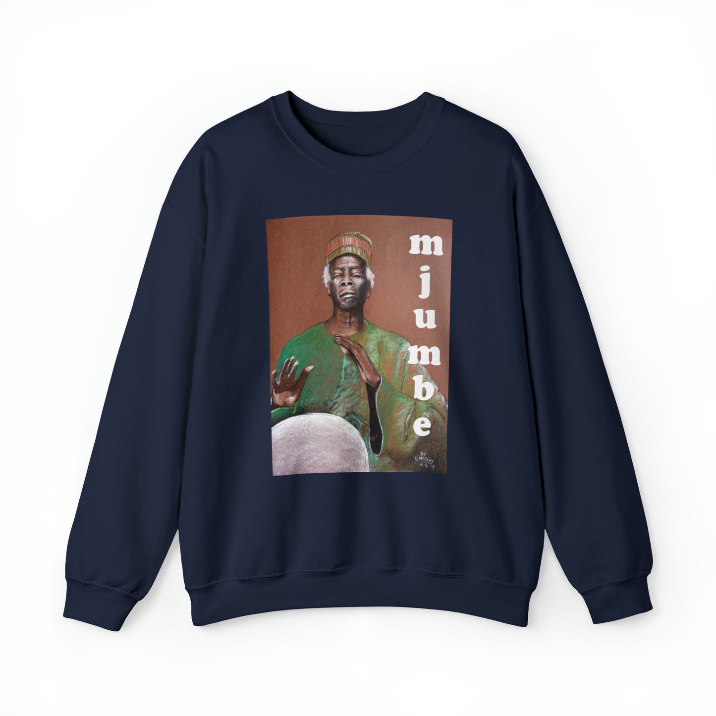 "Mjumbe" (messenger) ; Unisex Heavy Blend™ Crewneck Sweatshirt