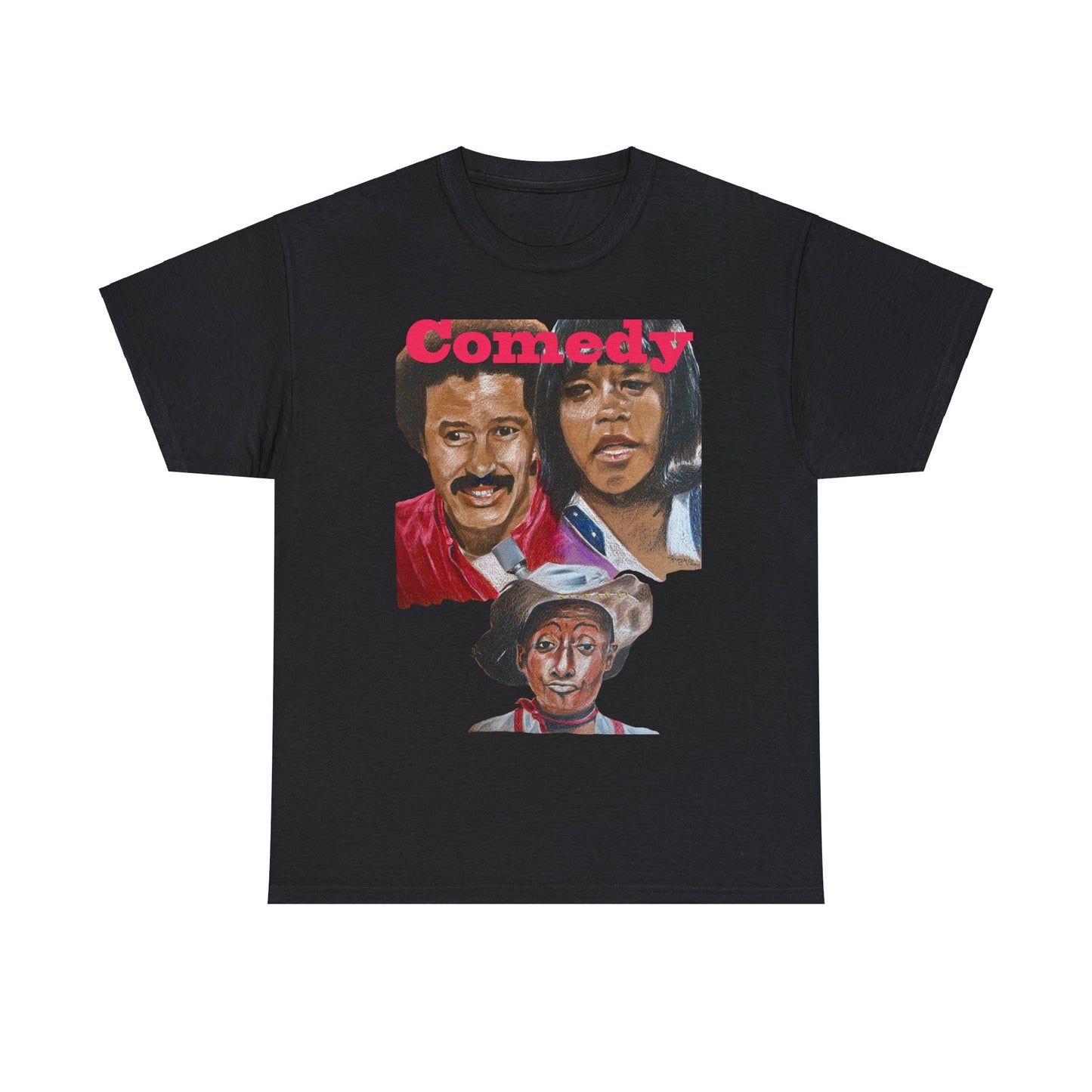 "Comedy" Richard, Flip & Geoffrey" Unisex Heavy Cotton Tee