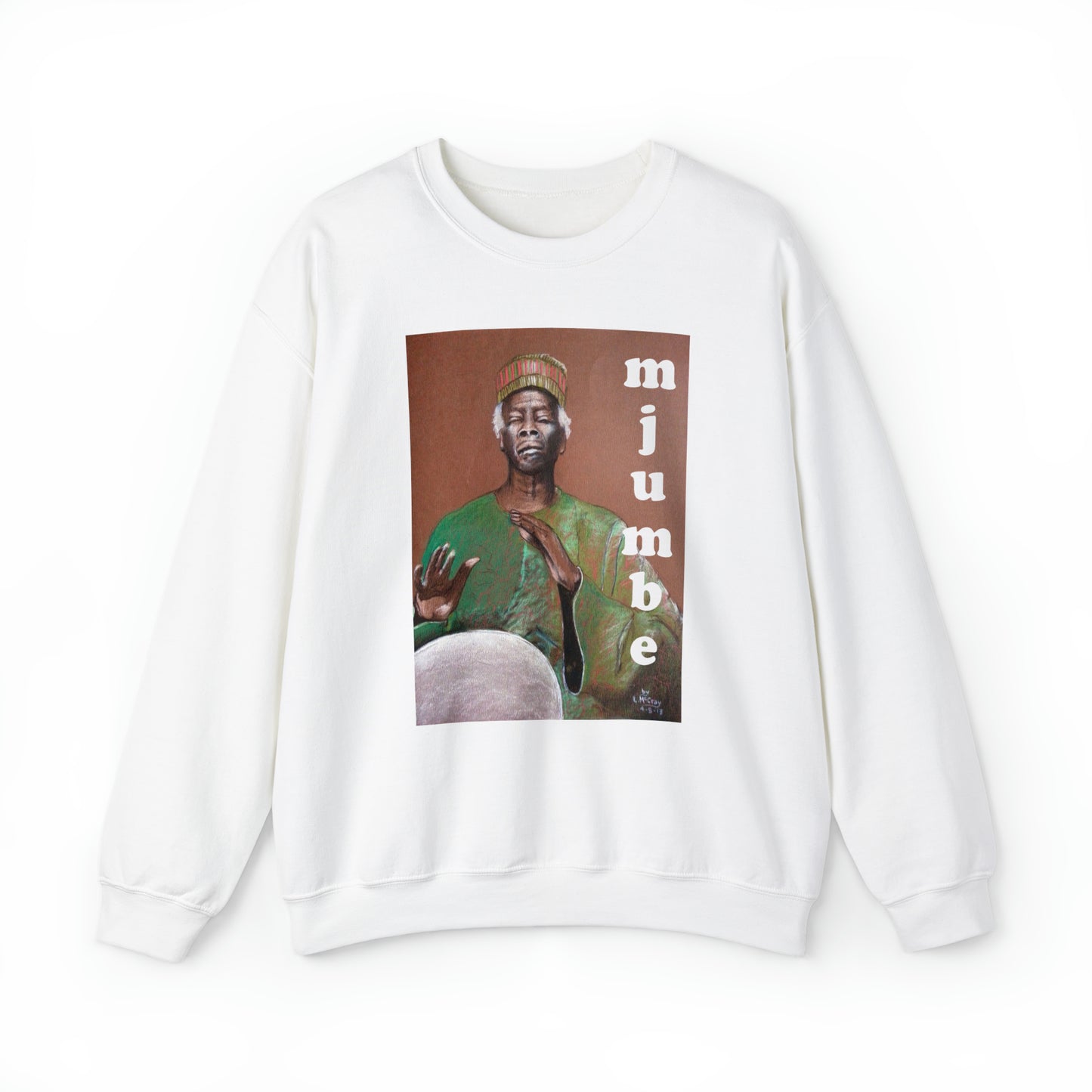 "Mjumbe" (messenger) ; Unisex Heavy Blend™ Crewneck Sweatshirt