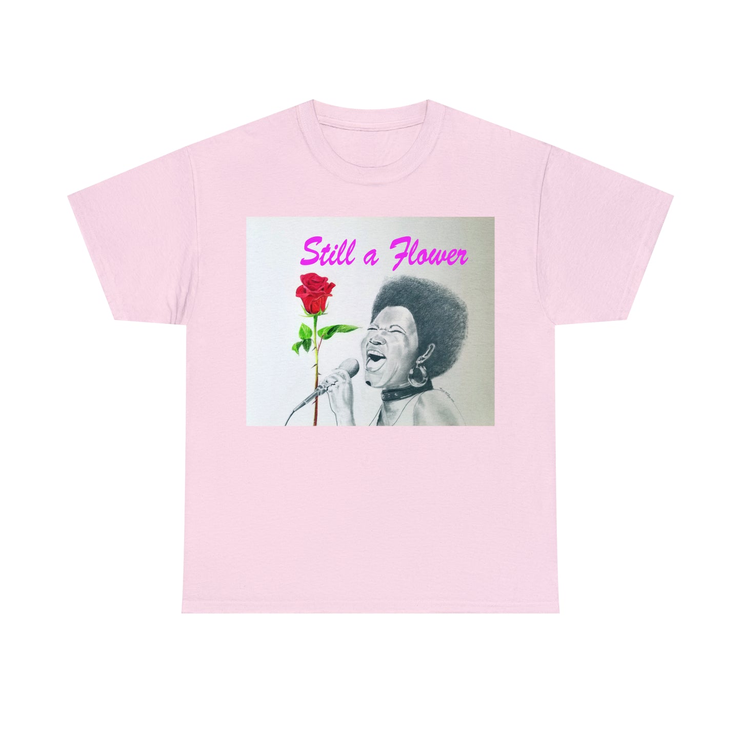 "Still A Flower, Aretha" Unisex Heavy Cotton Tee