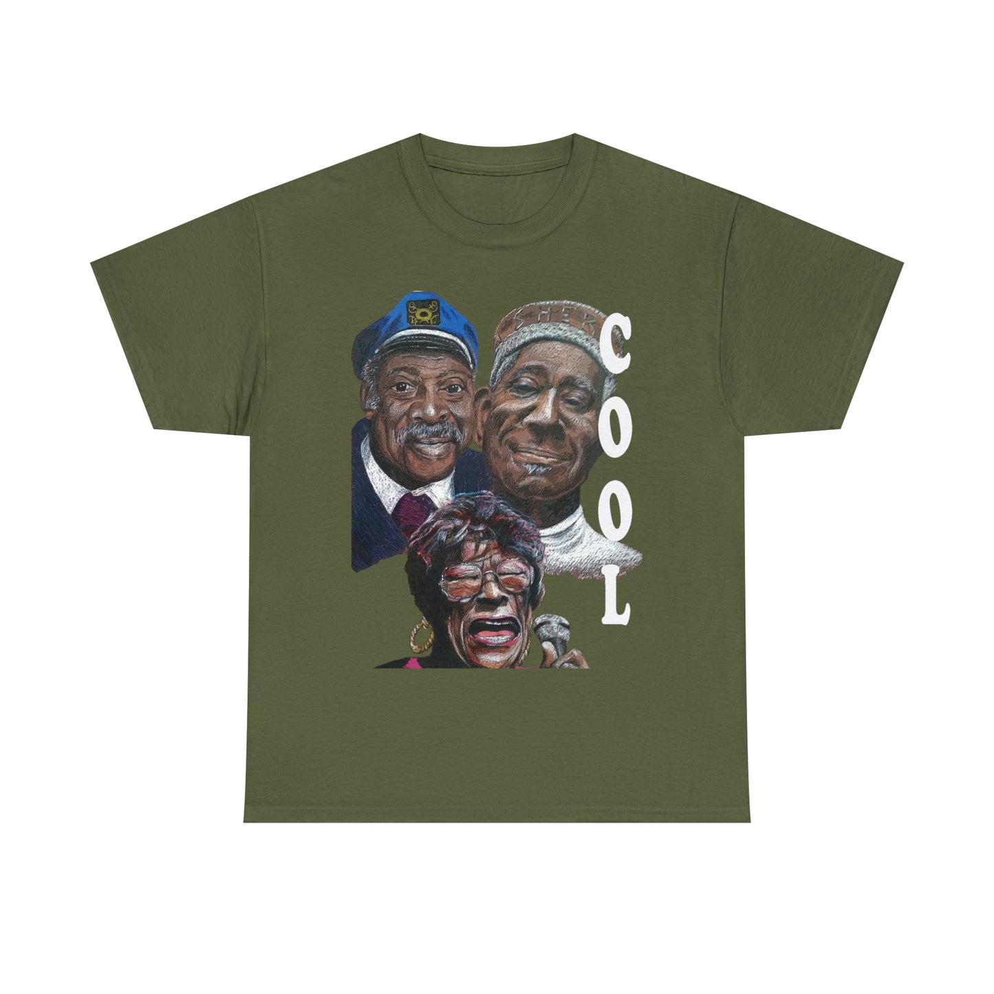 "Cool" Duke, Dizzy & Ella" Unisex Heavy Cotton Tee