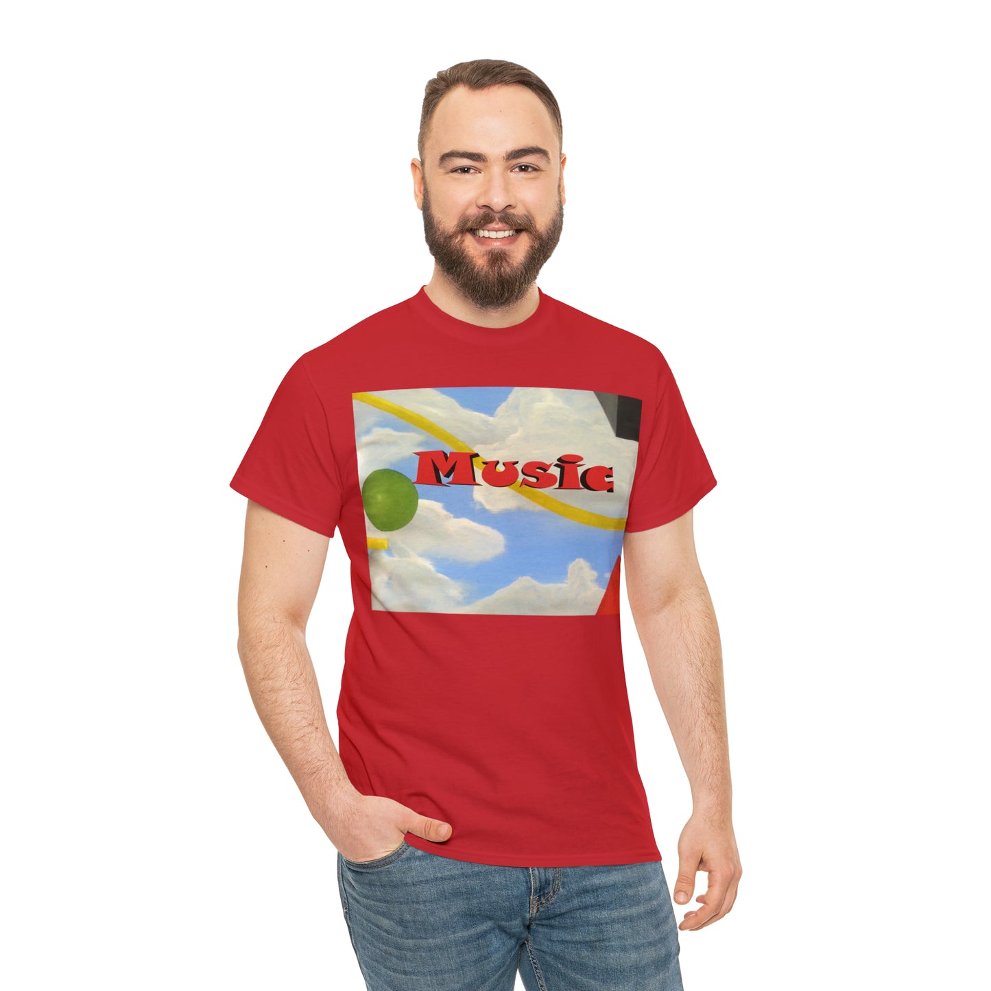 "Music" Unisex Heavy Cotton Tee