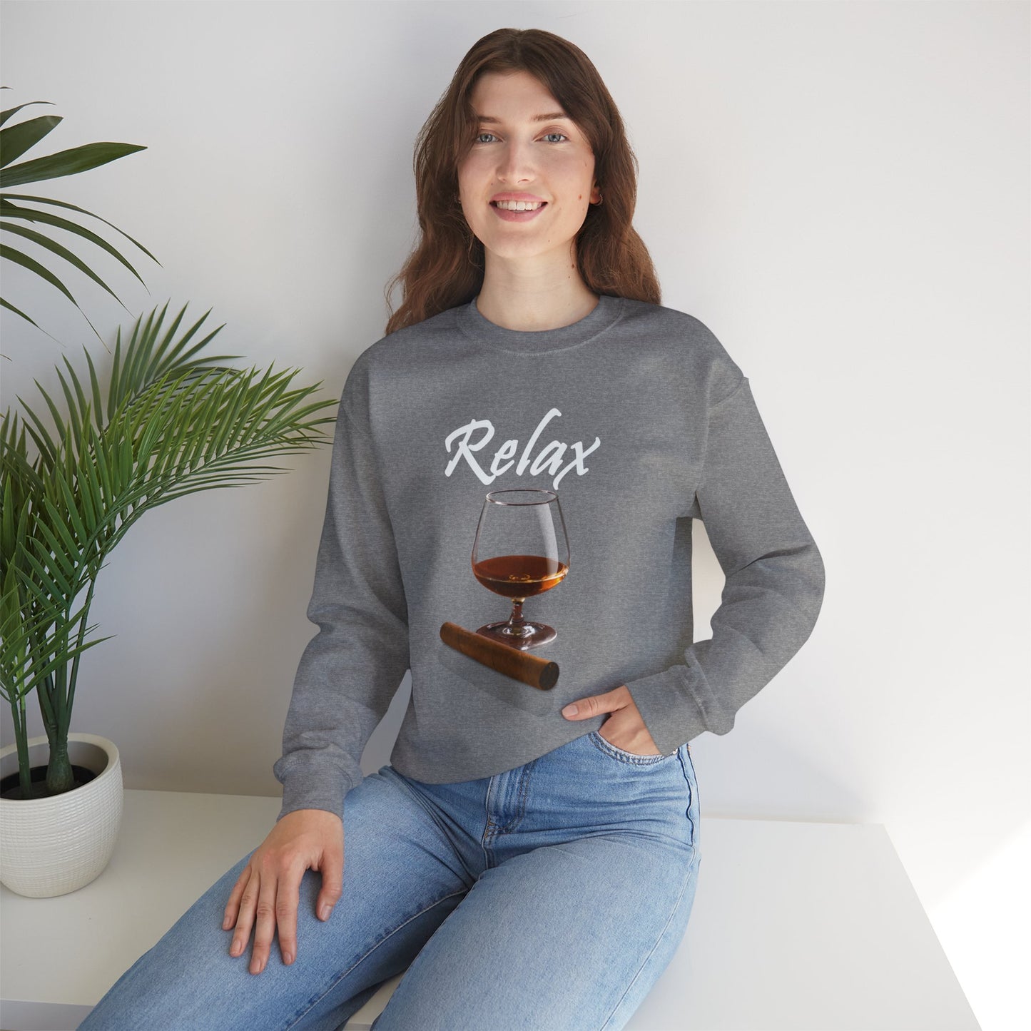 Relax - Unisex Heavy Blend™ Crewneck Sweatshirt