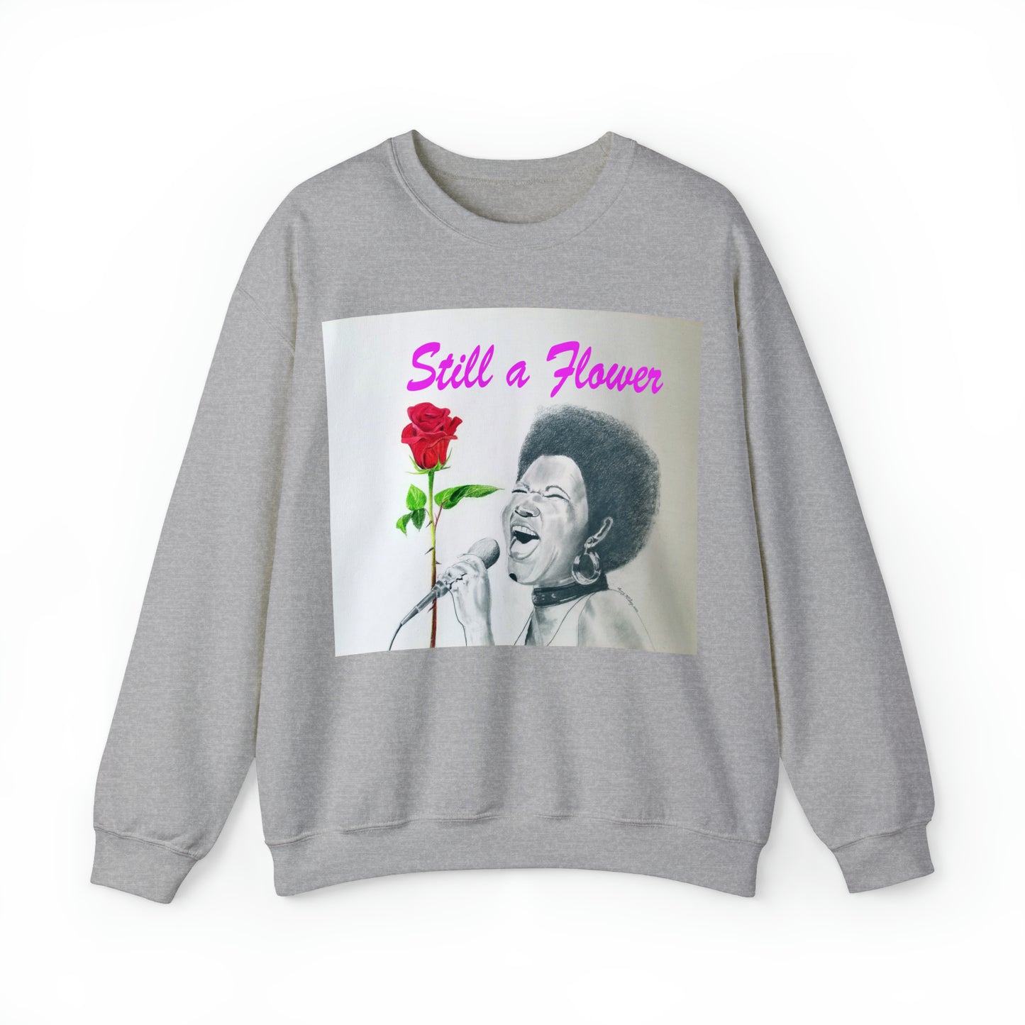 "Still a Flower" Unisex Heavy Blend™ Crewneck Sweatshirt