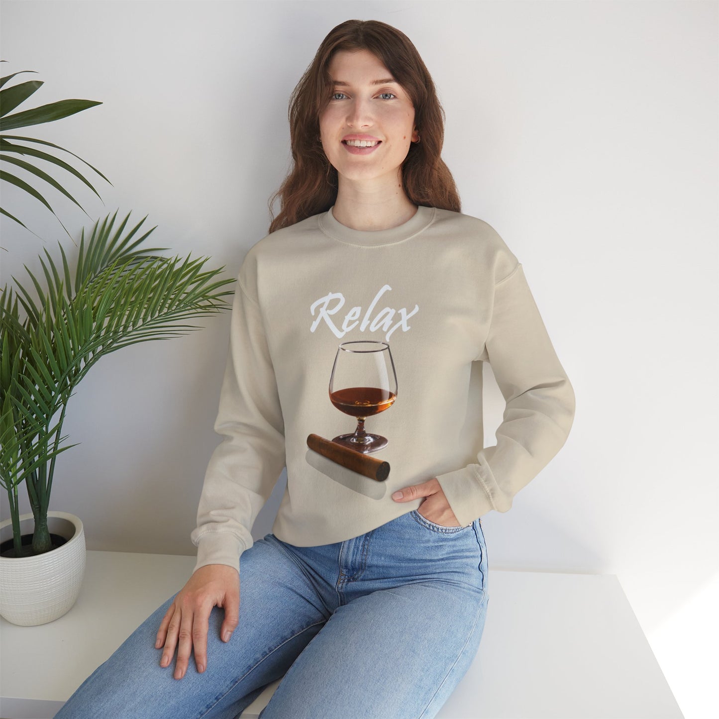 Relax - Unisex Heavy Blend™ Crewneck Sweatshirt