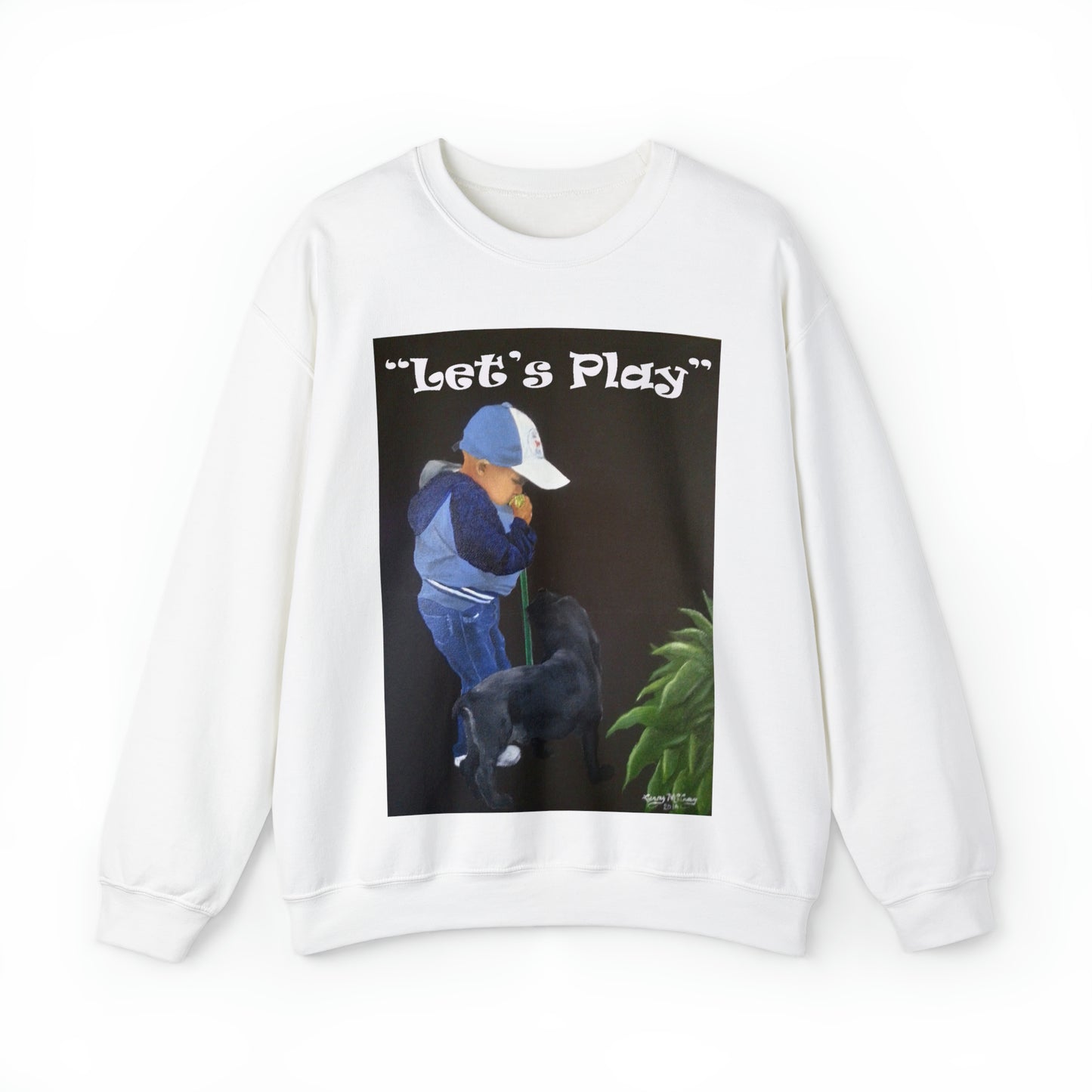 "Let's Play" Unisex Heavy Blend™ Crewneck Sweatshirt