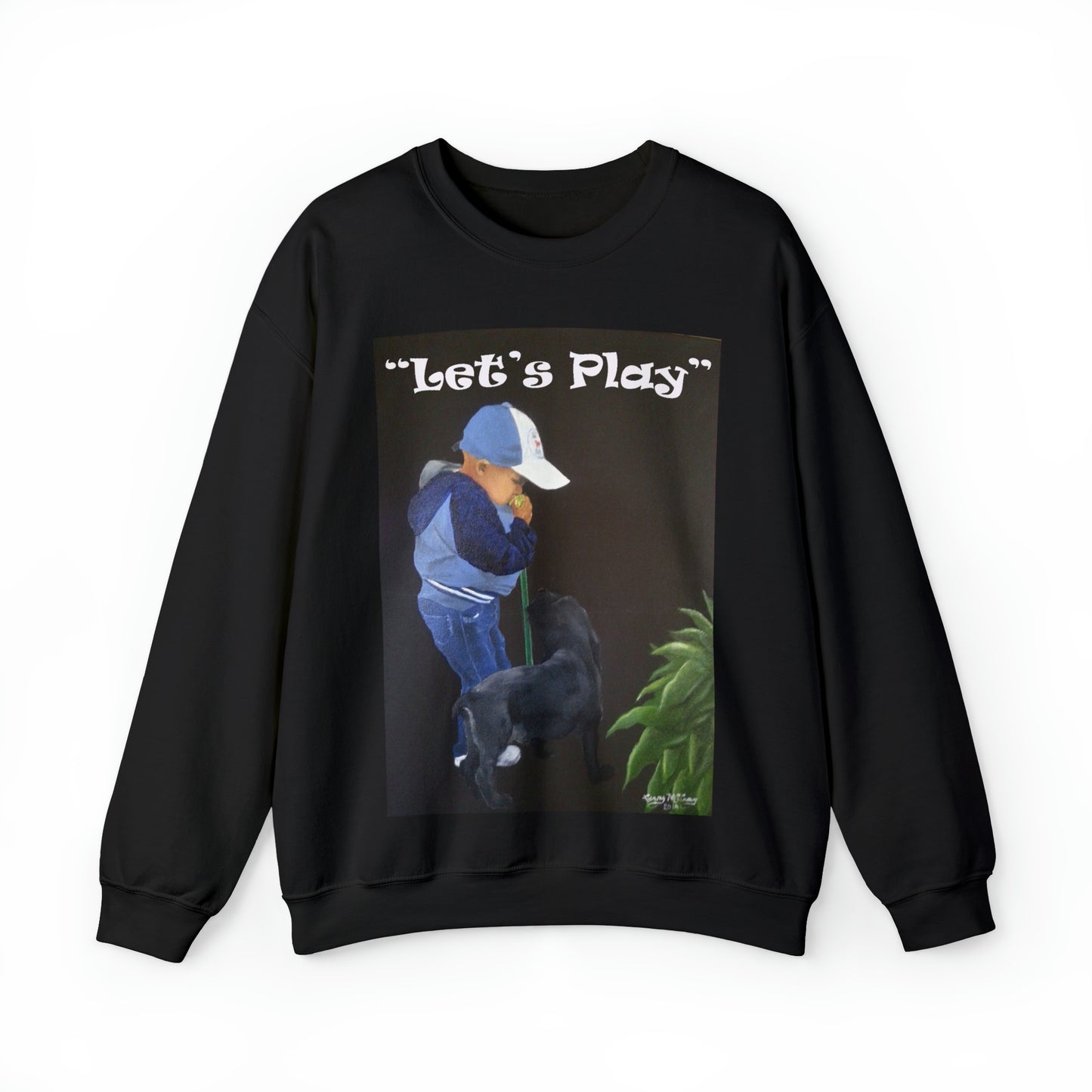 "Let's Play" Unisex Heavy Blend™ Crewneck Sweatshirt