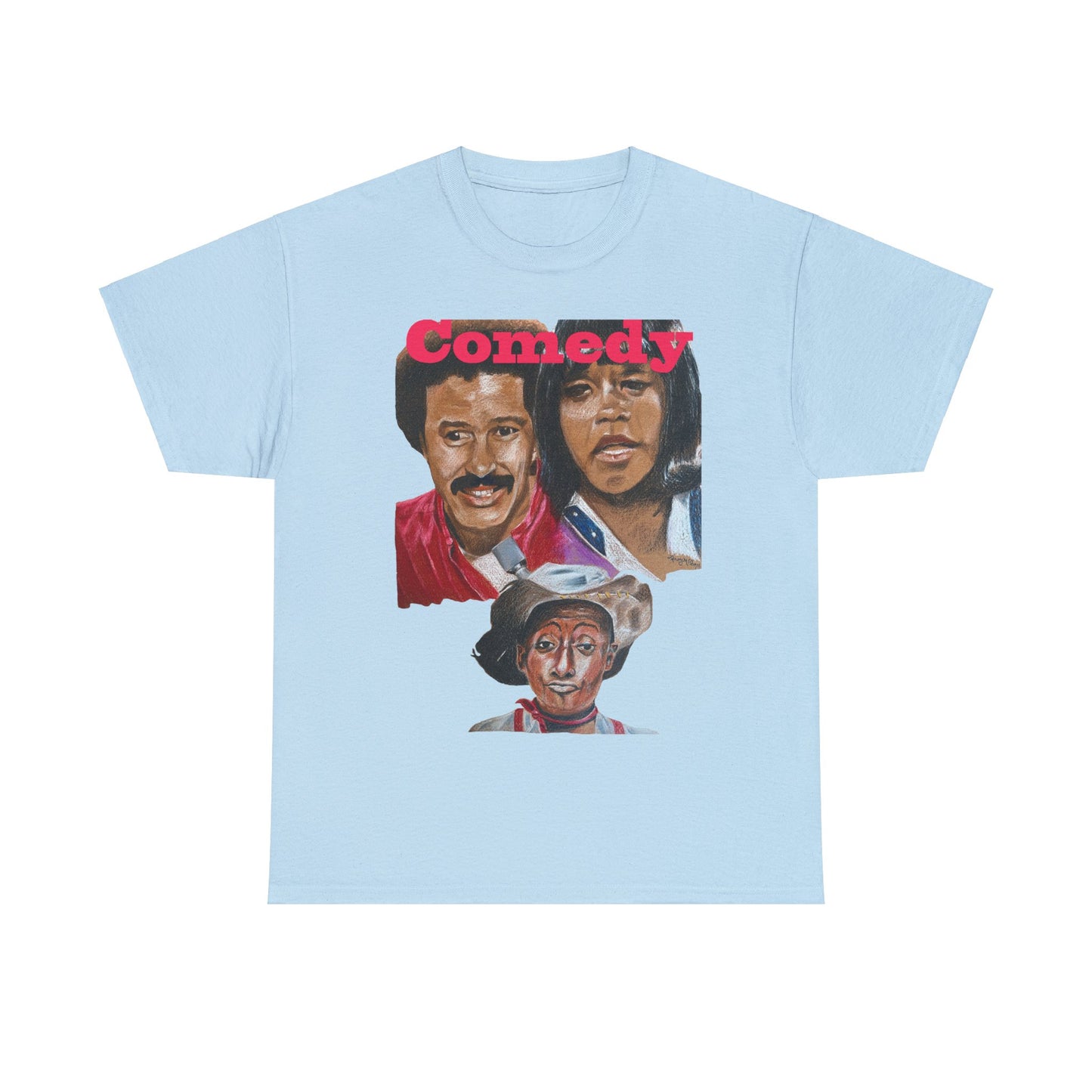 "Comedy" Richard, Flip & Geoffrey" Unisex Heavy Cotton Tee