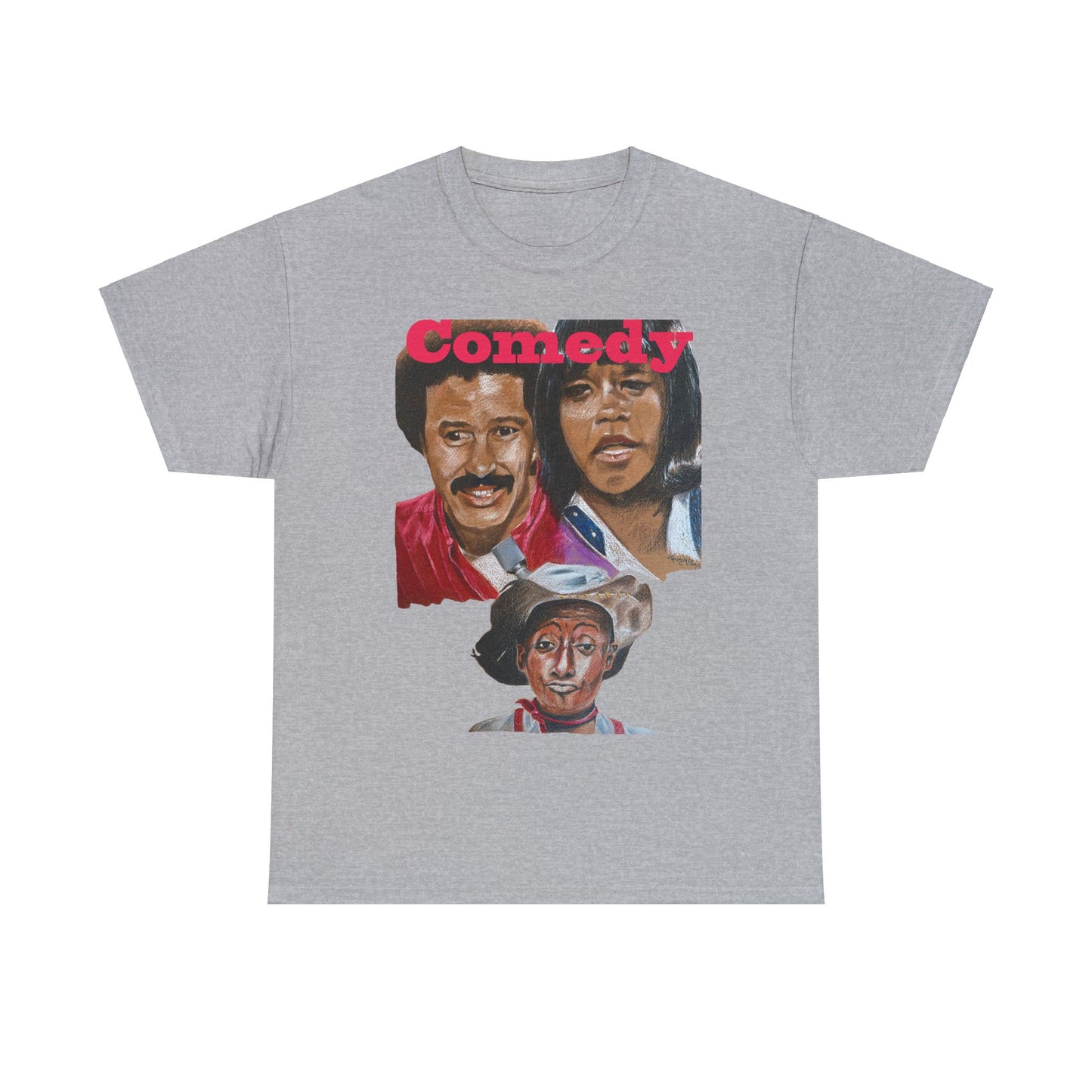 "Comedy" Richard, Flip & Geoffrey" Unisex Heavy Cotton Tee