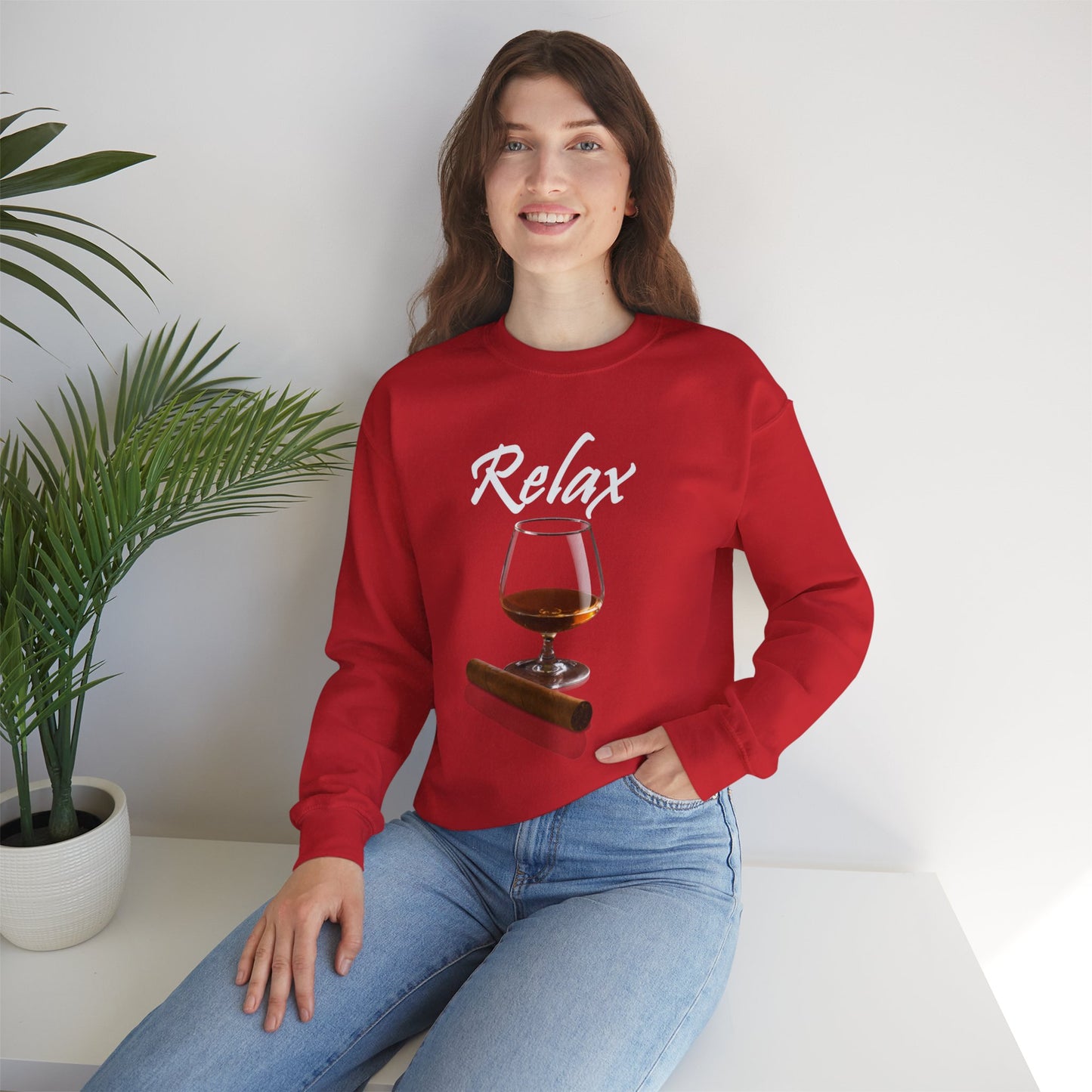 Relax - Unisex Heavy Blend™ Crewneck Sweatshirt