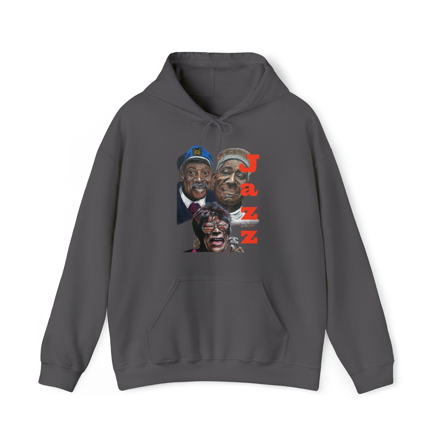 "Jazz", Duke, Dizzy, & Ella"  Unisex Heavy Blend™ Hooded Sweatshirt