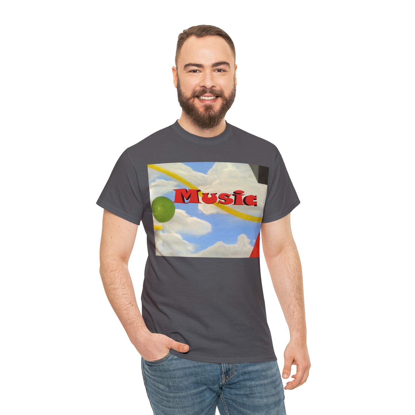 "Music" Unisex Heavy Cotton Tee