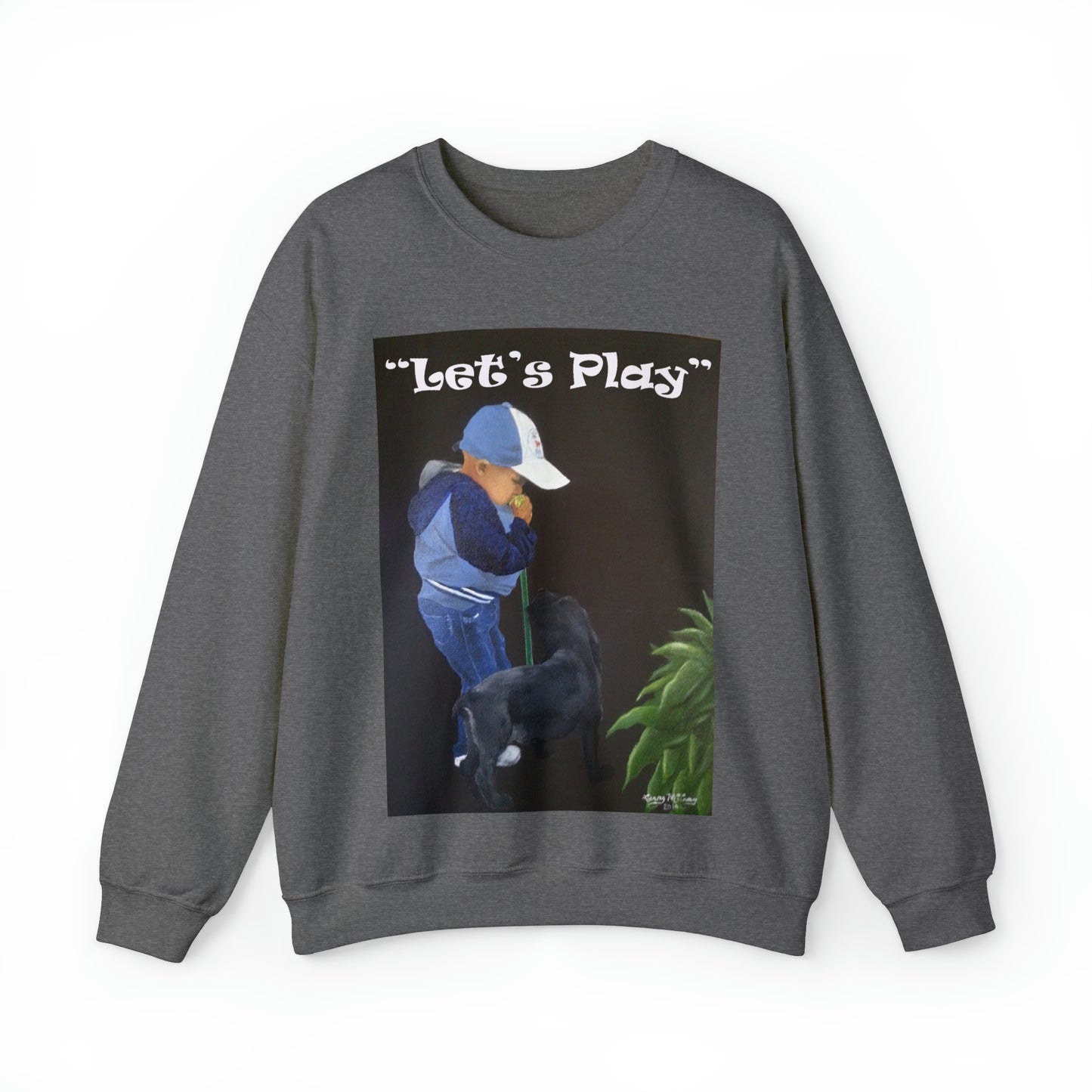 "Let's Play" Unisex Heavy Blend™ Crewneck Sweatshirt