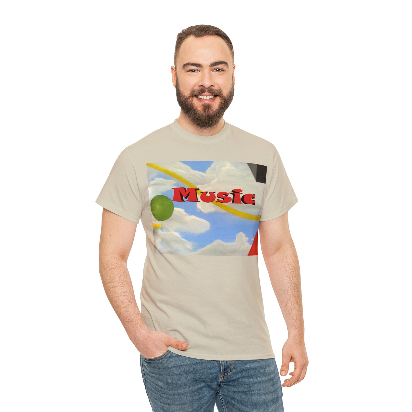 "Music" Unisex Heavy Cotton Tee