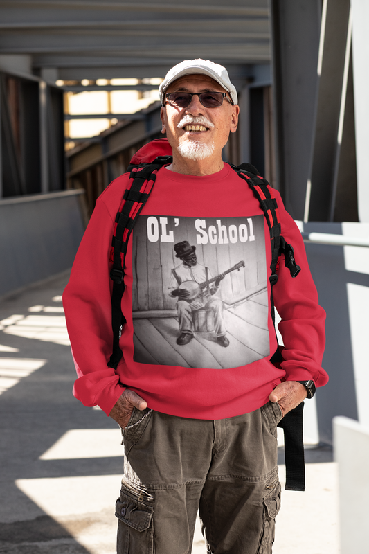 "OL' School" Unisex Heavy Blend™ Crewneck Sweatshirt