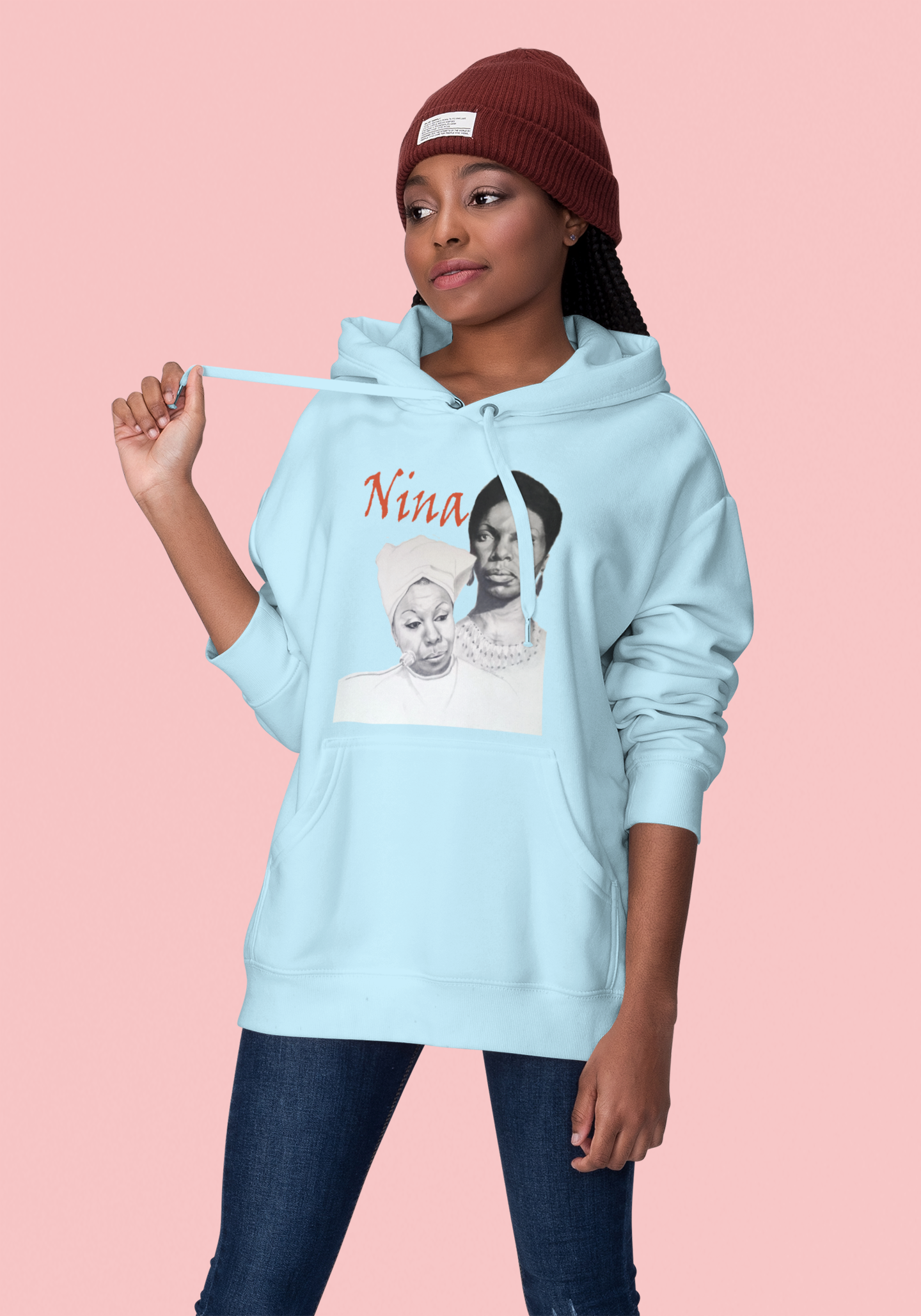 "Nina 2" Unisex Heavy Blend™ Hooded Sweatshirt