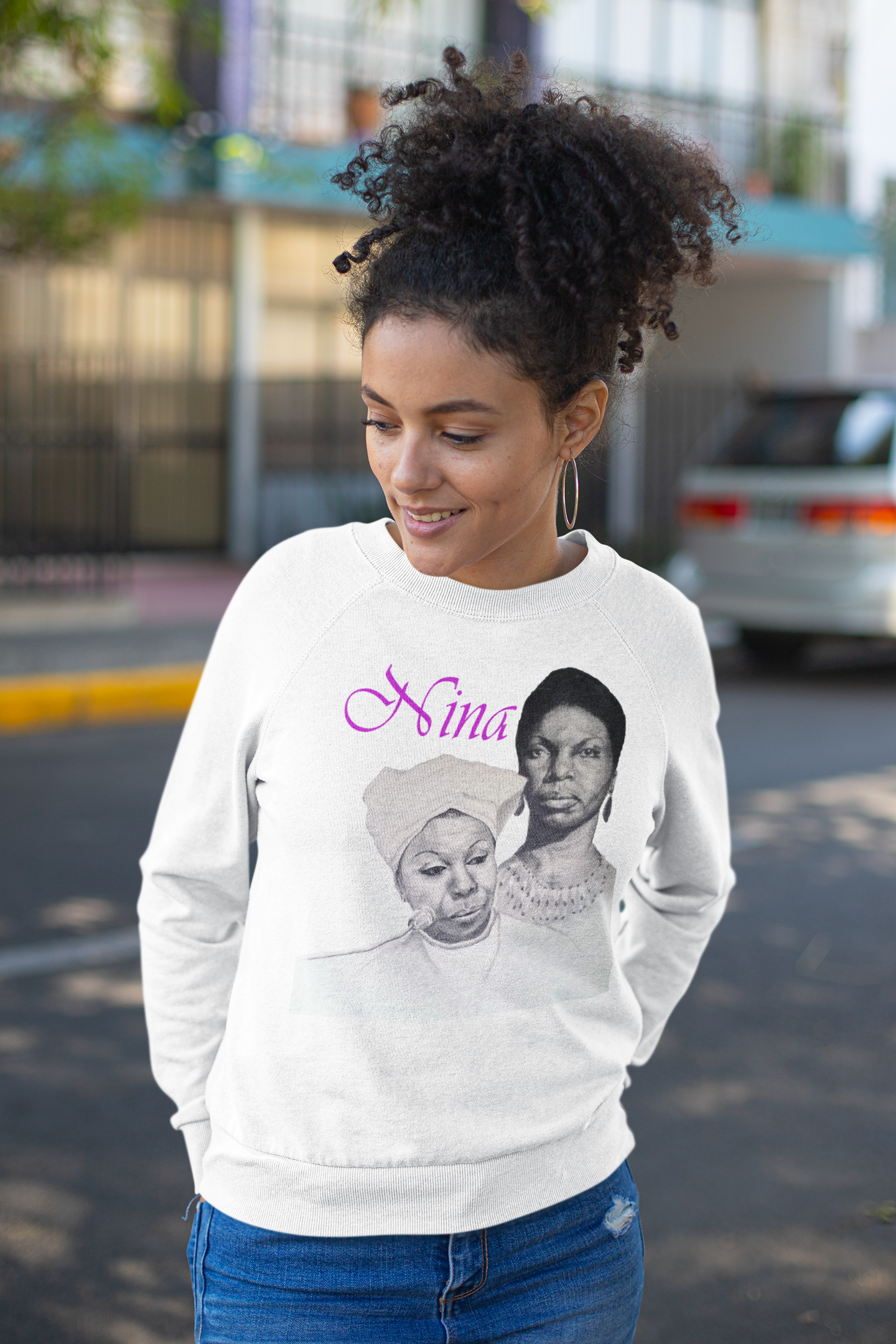 " Nina" Unisex Heavy Blend™ Crewneck Sweatshirt