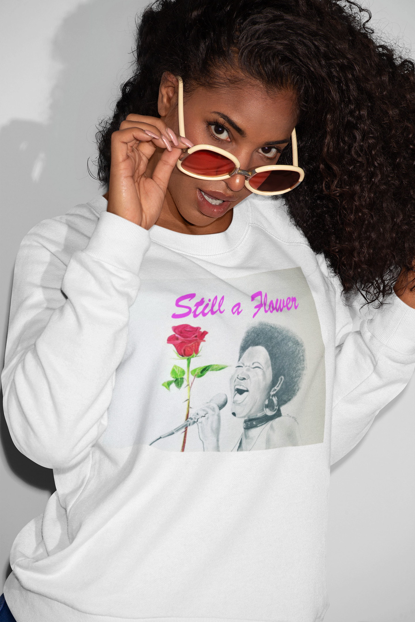 "Still a Flower" Unisex Heavy Blend™ Crewneck Sweatshirt